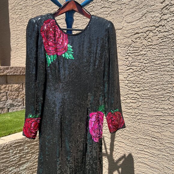 Vintage Sequin Dress - Picture 1 of 8